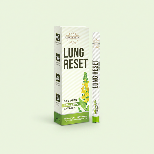 Lung Detox Mullein Diffuser Pen | Natural Mullein Leaf | Lung Health & Detox | Herbal Mullein Diffuser Pen 600 Uses