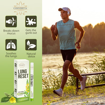 CONVERTTA™ Lung Detox Mullein Diffuser Pen | Natural Mullein Leaf | Lung Health & Detox | Herbal Mullein Diffuser Pen 600 Uses