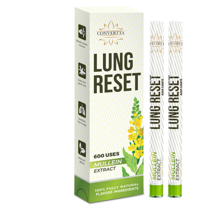 Lung Detox Mullein Diffuser Pen | Natural Mullein Leaf | Lung Health & Detox | Herbal Mullein Diffuser Pen 600 Uses